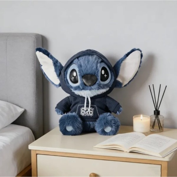Фото - М'яка іграшка STITCH Стич в худі 35 см (6928270764689)